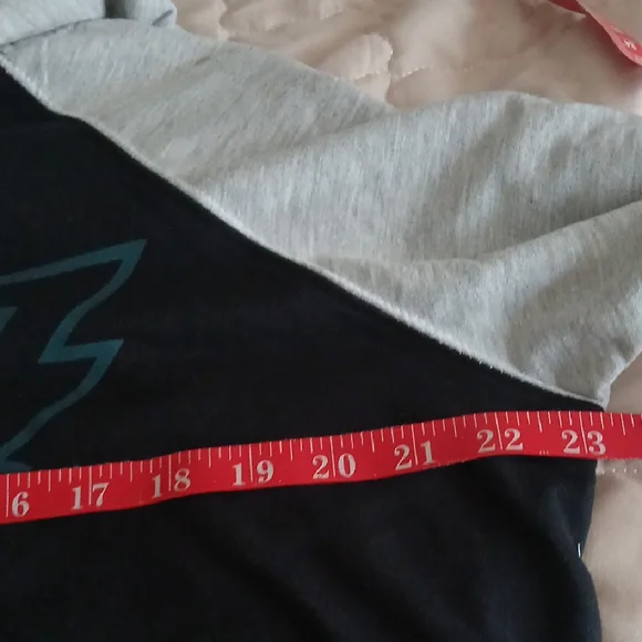 NFL Team Women's Gray and Black Hoodie - Picture 6 of 7